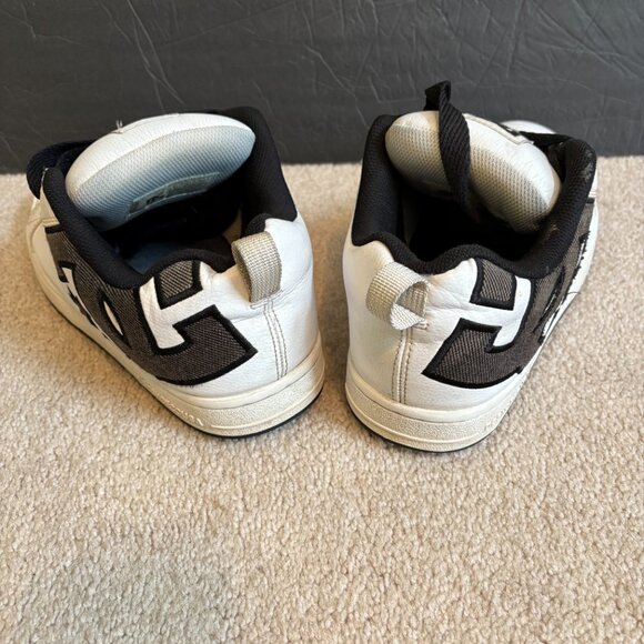 DC Court Graffik Skate Shoes Men's Size 10.5 White Black 300927 - Picture 4 of 10